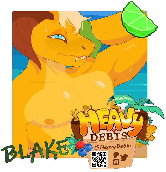 Blake stamp card