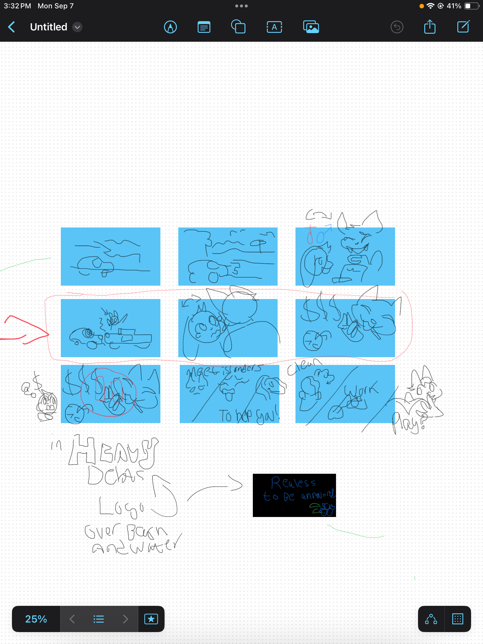 Trailer storyboard